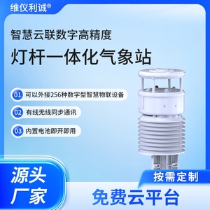 一体化气象站灯杆产品